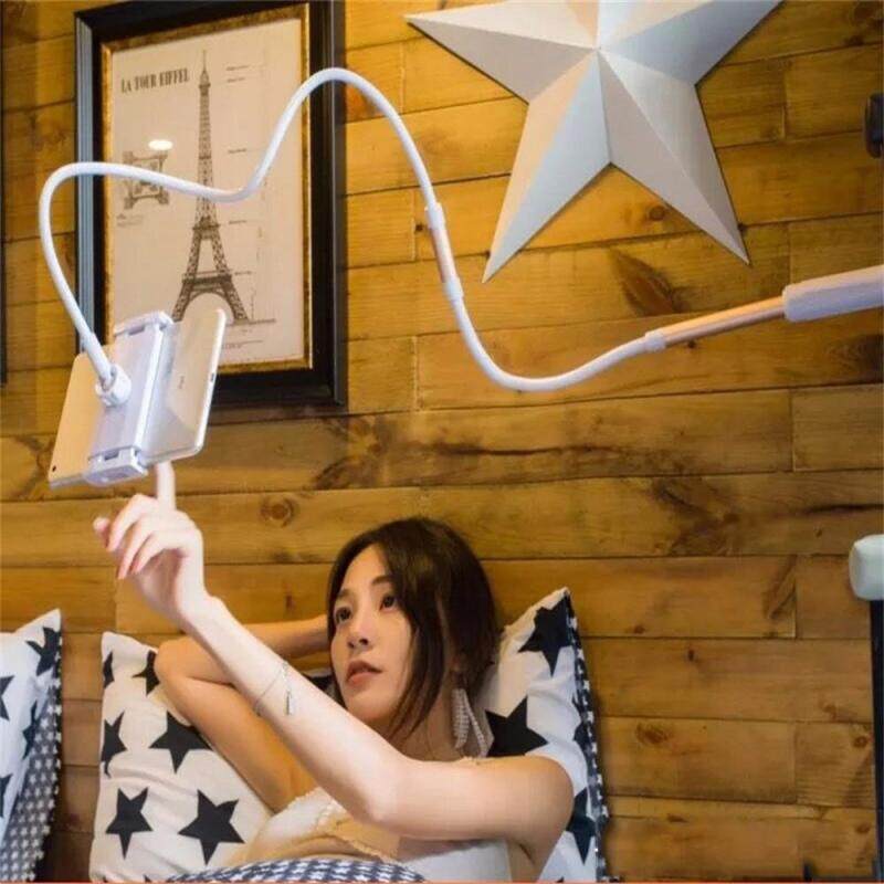Universal Long Arm Tablet Stand Holder For iPhone Samsung iPad Air Xiaomi Mipad Kindle 4.0 To 11 inch Phone Tablet Stand Holder 88cm 108cm 128cm Best Quality Available
