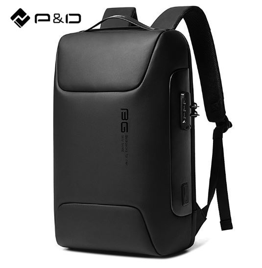 P&D Backpack for Men Laptop Bag For Men Water-resistant Business Travel Computer Backpack