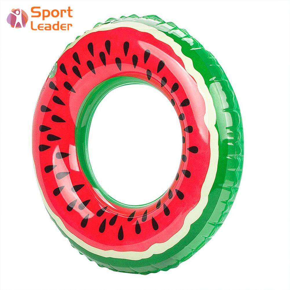 Outdoor Watermelon Swimming Ring Inflatable Pool Float Circle for Adult Kid