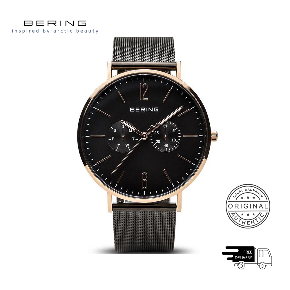Bering Classic Black 40 mm Men's Watch (14240-163)
