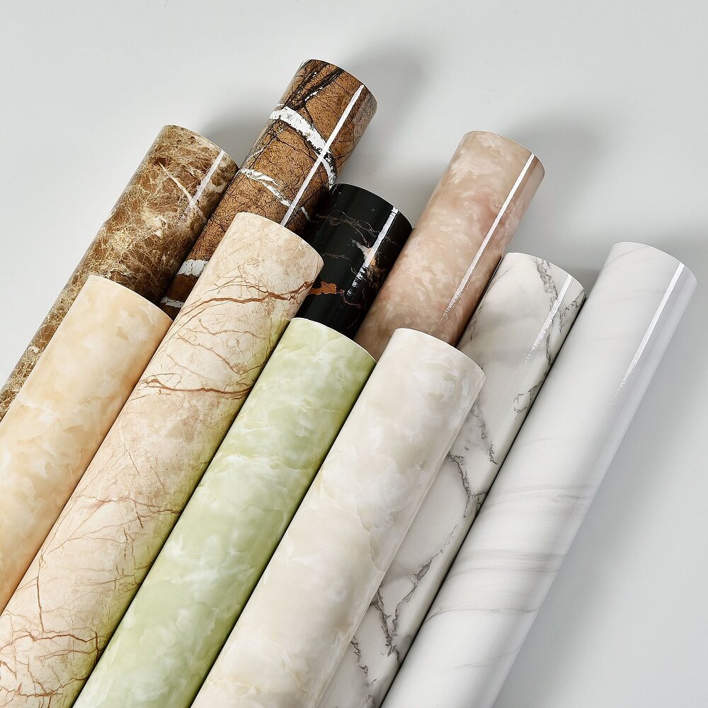 Yenhome 60×300cm Black Wood Grain Wallpaper Self-adhesive Wall Sticker Waterproof Oilproof Contact Paper Door Sticker For Background Bedroom Bathroom Cabinet