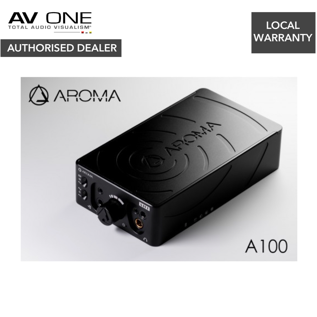 Aroma Audio A100 Portable Headphone Amplifier - AV One Authorized Dealer/Official Product/Warranty