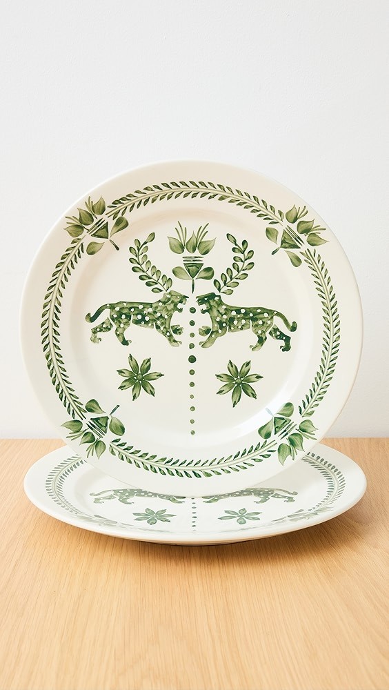 Dark Jungle Sabor Ancestral Dinner Plate Set of 2