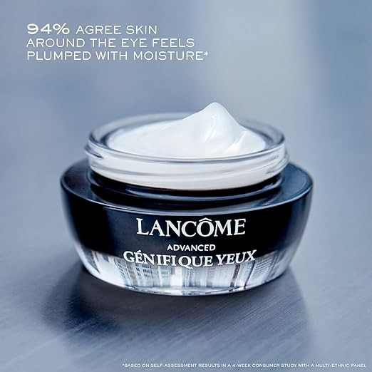 Lancôme Advanced Génifique Eye Cream - For Dark Circles & Fine Lines - With Bifidus Prebiotic, Hyaluronic Acid & Vitamin Cg - 0.5 Fl Oz
